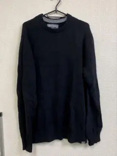 eddie bauer コットンニット　ブラック