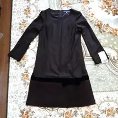 エムズグレーシー 裾切り替えリボンワンピース 新品タグ付き
