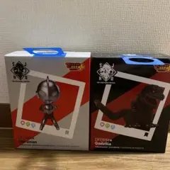 【新品・未開封】ラウンドワン限定　でふぉるむぷらす　ウルトラマン&ゴジラ セット
