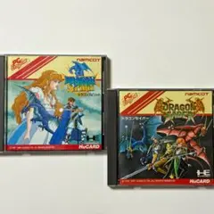 PC Engine ドラゴンスピリット セイバー セット　PCエンジン PCE