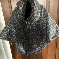 タトラス ヒョウ柄 ポンチョ
