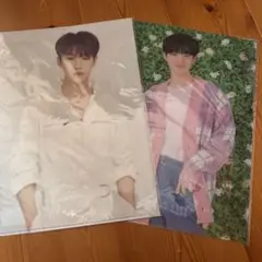 ホシSEVENTEENクリアファイル セット 2枚 HARU HOSHI