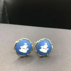 ウェッジウッド カフス 船 モチーフ