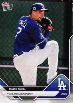 ☀️ブレーク・スネル 2025 topps NOWロサンゼルスドジャースRTOD