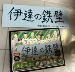 ハイキュー　しおり　セット　ダテコウ