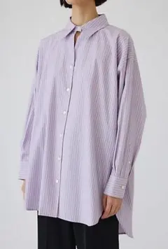 【完売品】25SS 　リムアーク　Back volume stripe SH　F