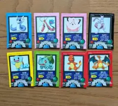 ポケモンキッズ　シール　8枚。