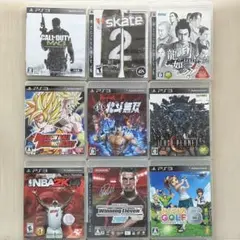 PS3ゲームソフトセット 9本