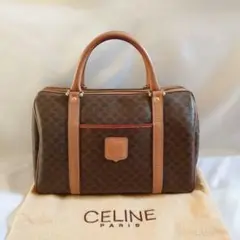 美品 CELINE マカダム柄 ハンドバッグ