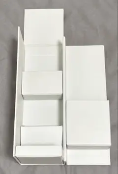 小物収納ボックス　白グレー