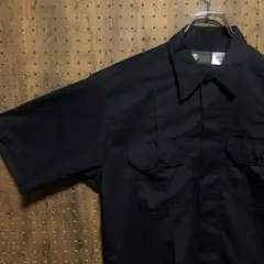 HORAC SMALE ワークシャツ　黒　ブラック　Ｌ　SMA521