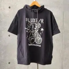 [サンプルSALE /D227 ] LUXE/R フードT BK