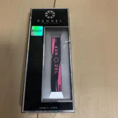 BANDEL cross bracelet ブラック×ピンク Sサイズ