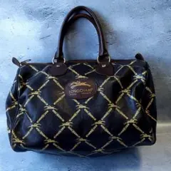 ロンシャン LONGCHAMP ハンドバッグ レザー 本革 ブラウン 茶