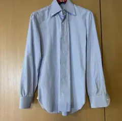 LIVERANO ストライプ 長袖ドレスシャツ