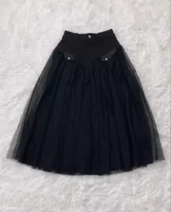 Remiteリミーテ ♡ QVC デニムチュールスカート