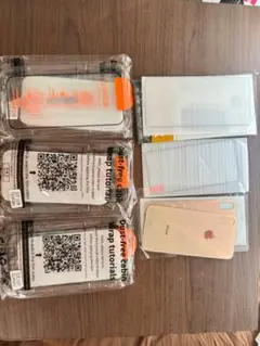iPhone用強化ガラスと交換用バックカバー