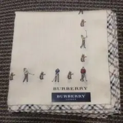 【BURBERRY】 ゴルフプレイヤー ハンカチ❇新品・未使用❇