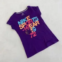 ⭐NIKE⭐ パープル グラフィックTシャツ コットン カジュアルフィット