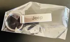 US純正JEEP ブラックレザーキーホルダー KC1540.JEE