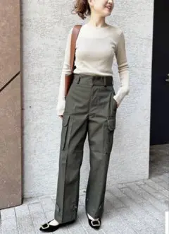 即完売 希少 spick&span LOT No ARMY PT 38 カーキ