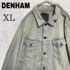 DENHAM デンハム ダメージ デニムジャケット XL クラッシュ Gジャン