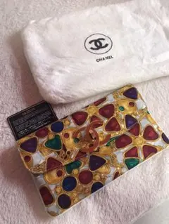 シャネル CHANELヴィンテージ クラッチ 未使用デカココ