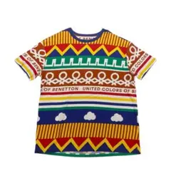 BENETTON カラフル Tシャツ 半袖