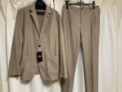 新品未使用　AOKI アオキ　洗えるストレッチ　 パジャマスーツ　ベージュL