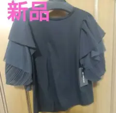 新品未使用タグ付きTHE NEW BLACK 袖デザインTシャツ