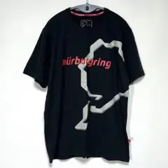 nurburgring ニュルブルクリンク 半袖Tシャツ 黒 ブラック XL