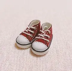 オビツ11 スニーカー 靴 レッド 赤 推し活 ねんどろいどどーる