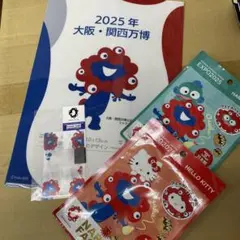 2025年 大阪万博 フェイスパックセット　ミャクミャク　サンリオ　非売品