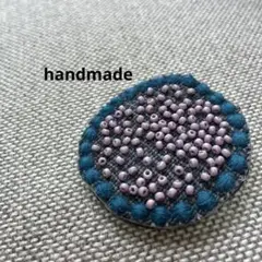 ミナペルホネン　ハンドメイド　ブローチ