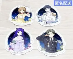 真田まこと展 霧雨が降る森 ティーセット缶 特典 コースター 4枚セット