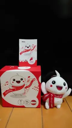 大阪万博　EXPO オーストリア　赤白赤　キーホルダー　キャラクター　ぬいぐるみ