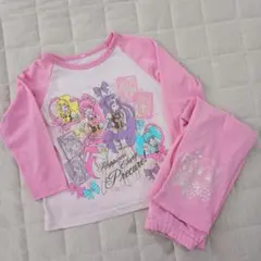 プリキュア　ハピネスチャージプリキュア　パジャマ　セットアップ　 ピンク　100