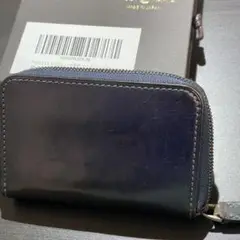フジタカ コードバン ファスナー小銭入れ 箱付キーチェーン633602 ミニ財布