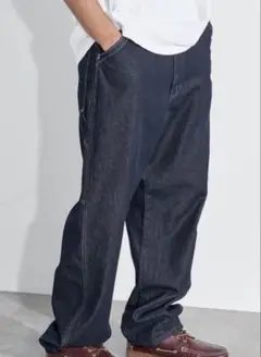 新品 EDWIN STEPMARK ルーズペインターパンツ デニム Mサイズ
