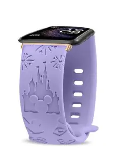 シリコンバンド Huawei Watch Fit 交換バンド　パープル