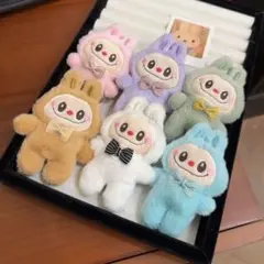 可愛いLabubuラブブぬいぐるみ キーホルダー　labubu6体セットまとめ