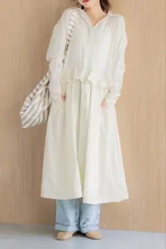 coca uvカットワンピース アイボリーM