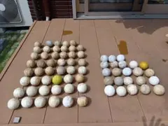 軟式野球ボールJ号 47球 ＋ その他ボール 23球