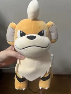 ポケットモンスター もふぐっとぬいぐるみ　ガーディ　直径約28cm