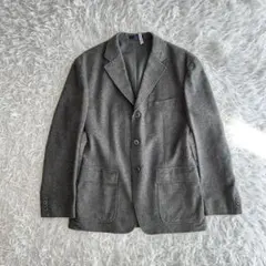 jcrew テーラードジャケット　ツイード　ヘリンボーン　３つボタン　日本製　L