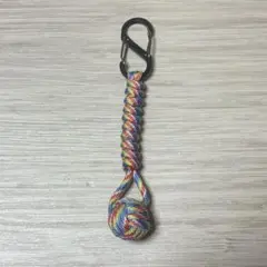 パラコード　モンキーフィストノット　キーホルダー