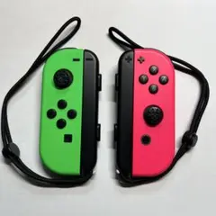 ジャンク Nintendo Switch Joy-Con グリーンとピンク