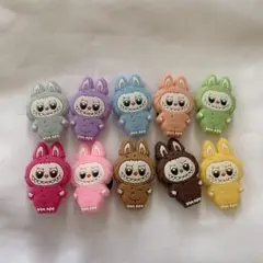 クロックス ジビッツ ラブブ LABUBU 10点 カラフル セット うさぎ