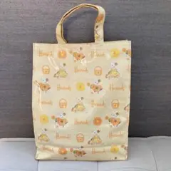 Harrods クマ　トートバッグ　イエロー