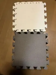 ジョイントマット [防音 衝撃吸収]30×30cm ブラウン20枚ベージュ19枚